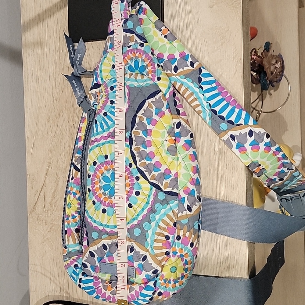 Woman's Vera Bradley Mini Sling Backpack In Sunny Medallion - Picture 9 of 9